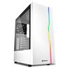 Arvutikorpus Sharkoon RGB Slider, ATX Tower, valge