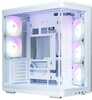 Arvutikorpus Zalman P60, Mid-Tower, 5x ARGB ventilaatorit, valge