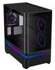 Arvutikorpus Asus PRIME AP202 TG ARGB, midi tower, must