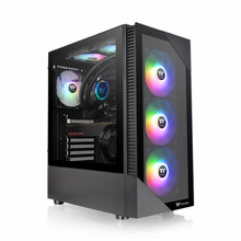 Arvutikorpus Thermaltake View 200 TG ARGB, Midi Tower, must