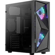 Arvutikorpus Aerocool Pgs Glider Cosmo FRGB-G-BK-v1, must