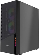 Arvutikorpus Gembird Fornax 4300, Midi Tower, must