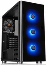 Arvutikorpus Thermaltake V200 TG RGB, Midi Tower, must