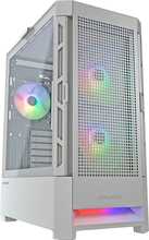 Arvutikorpus Cougar Airface RGB, CGR-5ZD1W-AIR-RGB, Mid Tower, valge