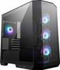 Arvutikorpus MSI Mag Pano M100R PZ, Micro ATX, must, läbipaistev