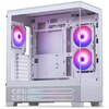 Arvutikorpus Phanteks XT View Matrix, Mid-Tower, E-ATX, Tempered Glass, Matrix LED, valge