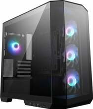 Arvutikorpus MSI Mag Pano M100R PZ, Micro ATX, must, läbipaistev