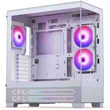 Arvutikorpus Phanteks XT View Matrix, Mid-Tower, E-ATX, Tempered Glass, Matrix LED, valge