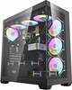 Arvutikorpus Darkflash DS900, must, 7 ARGB ventilaatoriga