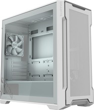 Arvutikorpus Gigabyte C102 Glass Ice, Midi Tower, karastatud klaas, valge