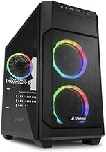 Arvutikorpus Sharkoon V1000 RGB, must