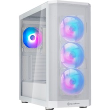 Arvutikorpus Silverstone Fara 514X, valge