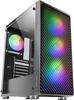 Arvutikorpus Mars Gaming MC-F, ATX, midi tower, must, karastatud klaas, 4x120mm ARGB ventilaatorid