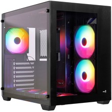 Arvutikorpus Aerocool Dryft V2, Midi Tower, must