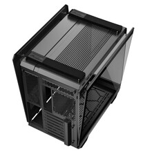 Arvutikorpus Asus TUF Gaming GT502 Horizon, Midi Tower, must, läbipaistev paneel