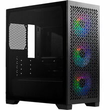 Arvutikorpus Cooler Master Elite 302, midi tower, must, Tempered Glass