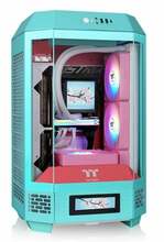 Arvutikorpus Thermaltake The Tower 250, Tempered Glass, mint/strawberry