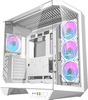 Arvutikorpus Darkflash DY470, valge, 4 ventilaatorit + GPU tugi