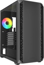 Arvutikorpus Sharkoon AK2 RGB, Midi Tower, must, Tempered Glass