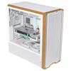 Arvutikorpus Lian Li LANCOOL 217 INF, Midi Tower, Tempered Glass, RGB valgustus, valge