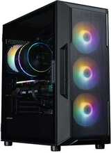 Arvutikorpus Zalman I3 NEO V2, Mid Tower, must, RGB ventilaatorid x4