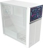 Arvutikorpus Valkyrie VK02 LCD, tower, valge, tempered glass