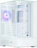 Arvutikorpus Zalman P40 Prism, Mid-Tower, karastatud klaas, valge