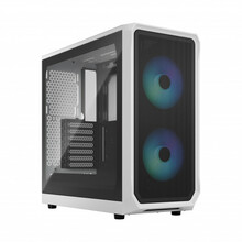 Arvutikorpus Fractal Design Focus 2 RGB, Midi Tower, valge