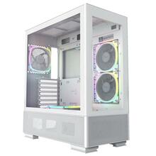 Arvutikorpus Montech Sky Two, Midi Tower, valge, Tempered Glass x 2