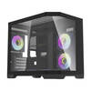 Arvutikorpus Darflash FT418 koos 6 aRGB ventilaatoriga, must