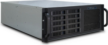 Serverikorpus Inter-Tech 4U-4410, must, 4 height units