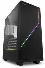Arvutikorpus Sharkoon RGB Flow, ATX MIDI Tower, must