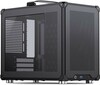 Arvutikorpus Jonsbo C6 MAX, Mini, Micro-ATX, Tempered Glass, must