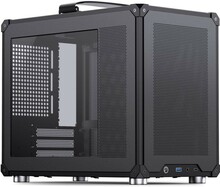 Arvutikorpus Jonsbo C6 MAX, Mini, Micro-ATX, Tempered Glass, must