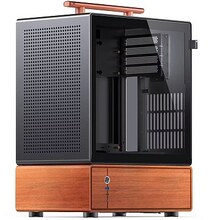 Arvutikorpus Jonsbo T7, Midi Tower, mATX, Tempered Glass, must