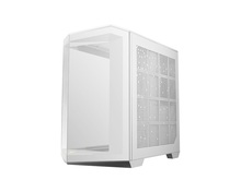 Arvutikorpus MSI MAG PANO 100R PZ, Midi Tower, läbipaistev, valge