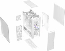 Arvutikorpus Asus ROG Strix Helios II GX601S, E-ATX, valge
