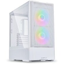 Arvutikorpus Lian Li LANCOOL 207, Midi-Tower, ATX, Tempered Glass, valge