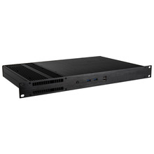 Arvutikorpus Akasa Galileo TU3 Thin-Mini-ITX 1U, must, A-ITX29-M1B