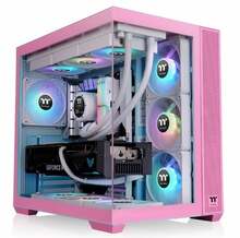 Arvutikorpus Thermaltake View 380 TG ARGB, Midi Tower, roosa, Tempered Glass x 2