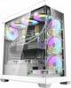 Arvutikorpus Darkflash DS900, valge, 7 ARGB ventilaatoriga