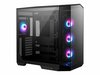 Arvutikorpus MSI MAG PANO 100R PZ, Midi Tower, läbipaistev, must