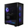 Arvutikorpus White Shark GCC-2401 Warhead-3, 4 ventilaatorit 12cm RGB, must