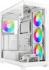 Arvutikorpus Xilence Gleam XG271, ATX/micro ATX/Mini-ITX, midi tower, valge, karastatud klaas, X818.W.ARGB