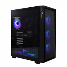 Arvutikorpus White Shark GCC-2401 Warhead-3, 4 ventilaatorit 12cm RGB, must