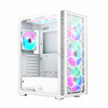 Arvutikorpus Montech X3 Glass, Midi-Tower, RGB, valge
