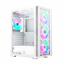 Arvutikorpus Montech X3 Glass, Midi-Tower, RGB, valge