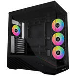 Arvutikorpus Lian Li Vector V100, Tempered Glass, must V100RX