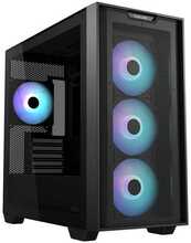 Arvutikorpus Asus A21 PLUS, Midi Tower, must