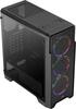 Arvutikorpus AeroCool Ore Saturn FRGB-G-BK-v1, ATX Mid-Tower, must